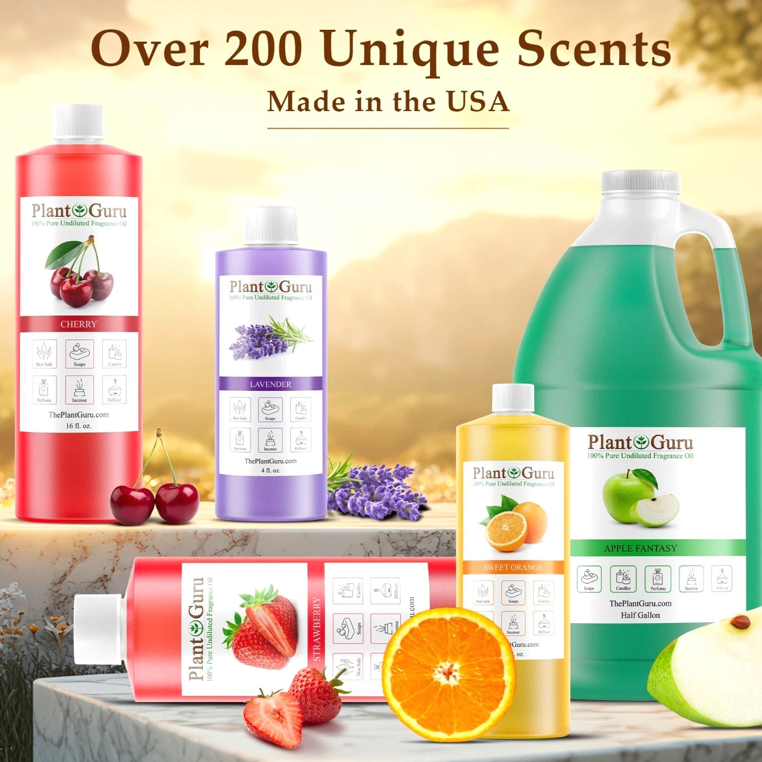 Fragrance Oil 2 oz For Candle Soap Incense Making Burners Scented Oils Bulk Lot