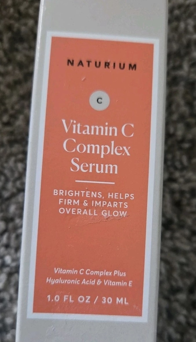 Naturium Vitamin C Complex Facial Serum 1 Oz Brighten & Firm Hyaluronic Acid
