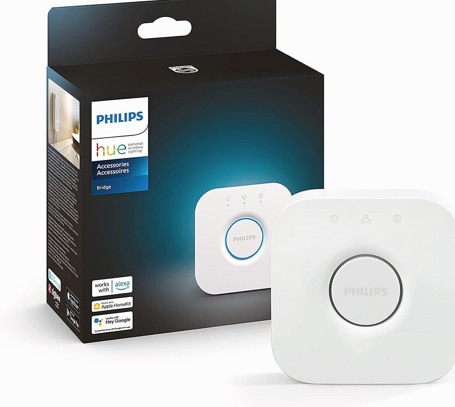 Philips Hue Bridge Smart Lighting Hub with Matter Support