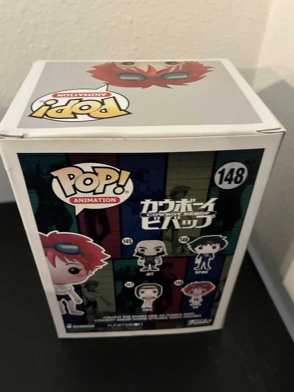 Funko Pop! Animation Cowboy Bebop Ed #148 & Ed and Ein #470 Vinyl Boxed Figures