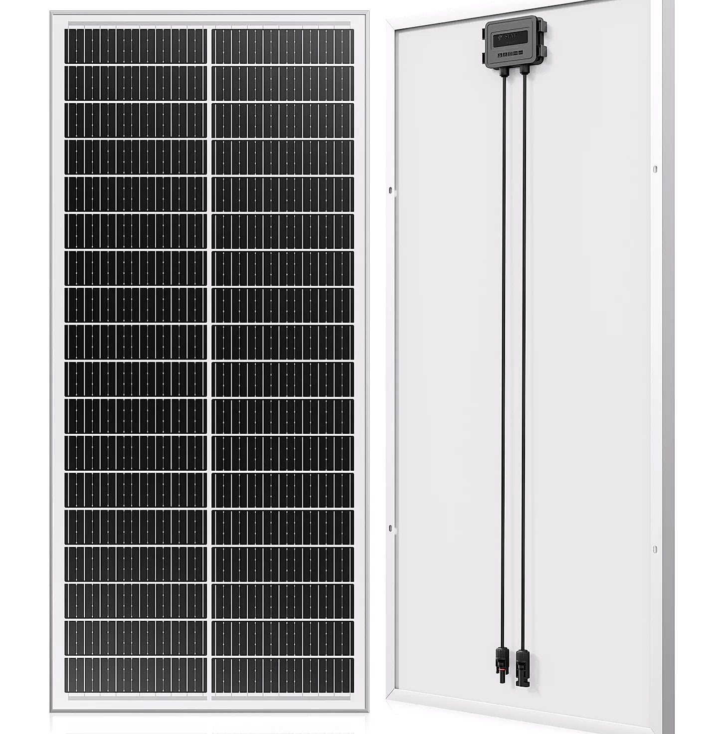 Rvpozwer 100W 12V Monocrystalline Solar Panel