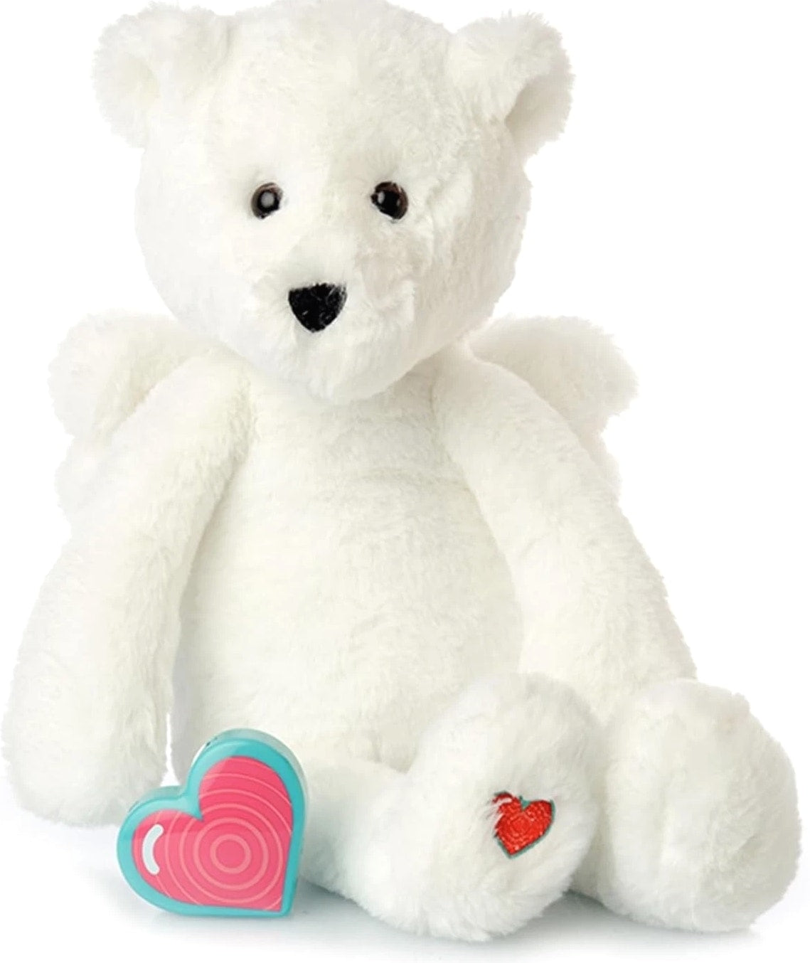 Baby Heartbeat Bear Plush Angel, 20 Sec Voice Recorder Pregnancy Keepsake