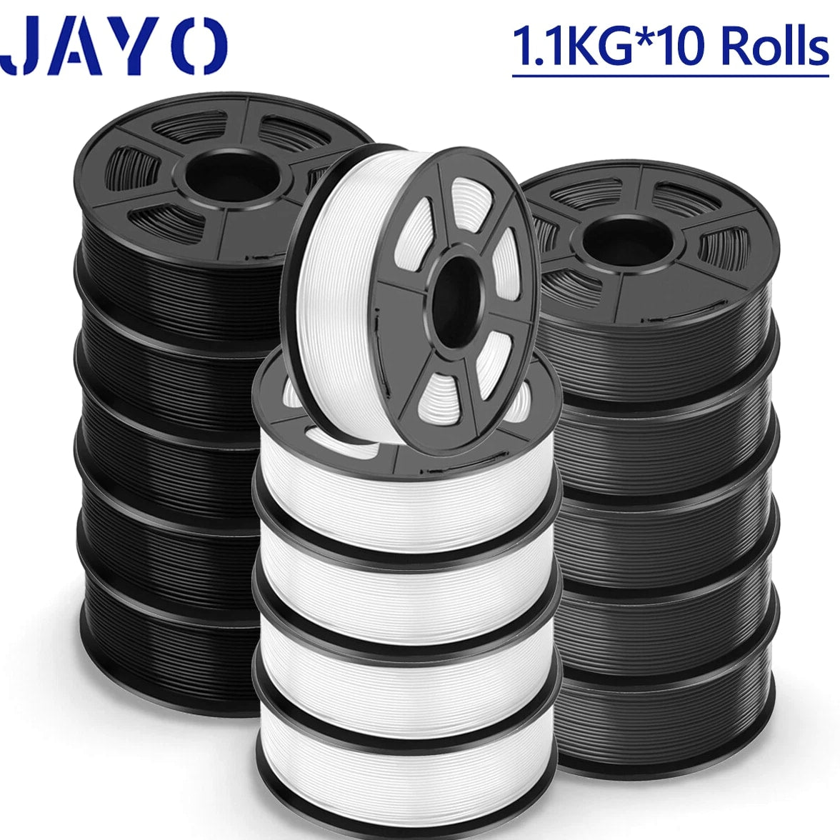 JAYO 5KG/10KG PETG Matte PLA PLA+ SILK ASA ABS 1.75mm 3D Printer Filament Lot