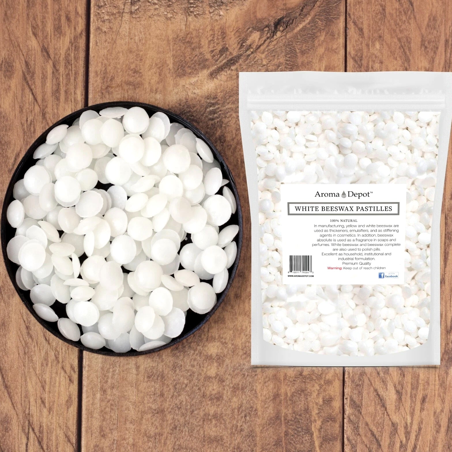 PURE 100% Natural BEESWAX PASTILLES BEADS PELLETS for Candles, Chapstick, Wholesale