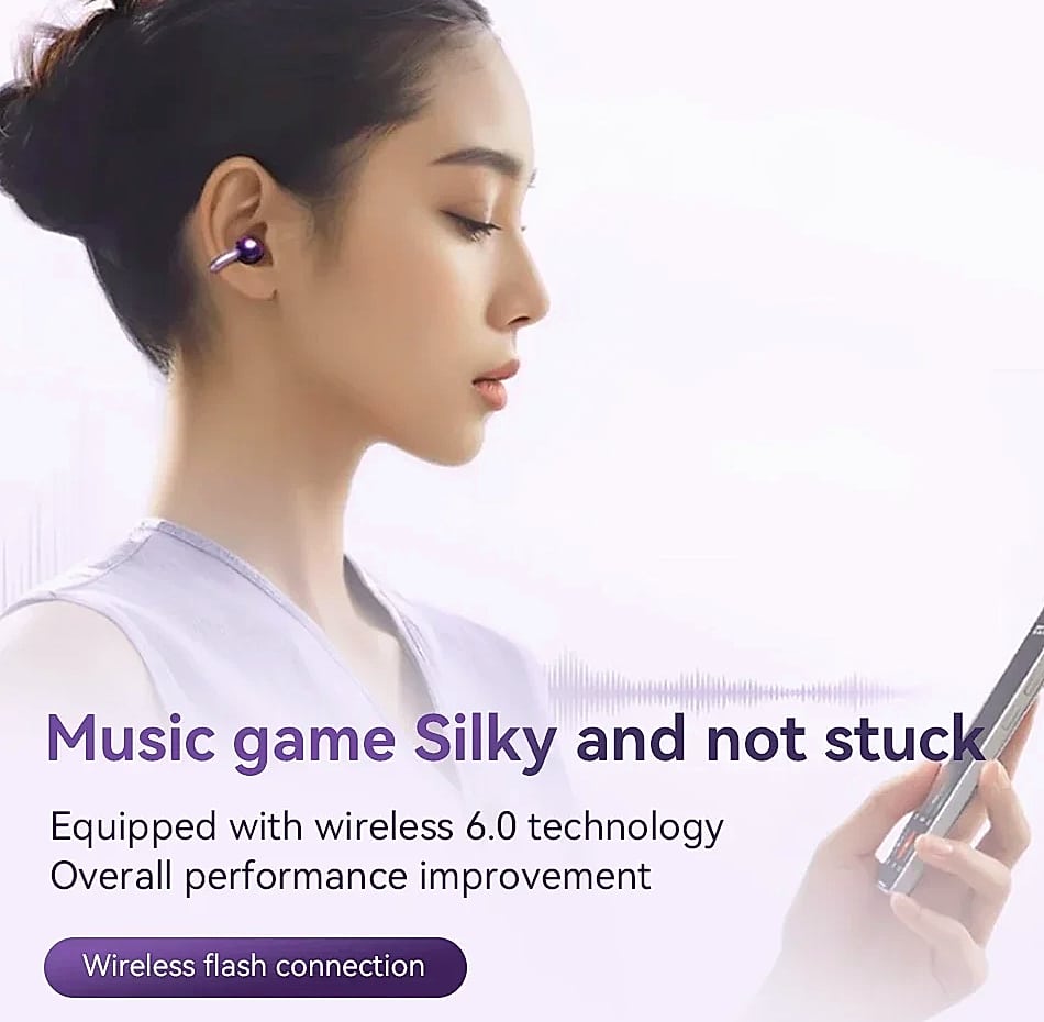 Wireless Ear Clip Bluetooth Headset with 13mm Driver