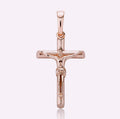 TOPGRILLZ 925 Sterling Silver Jesus Cross Pendant