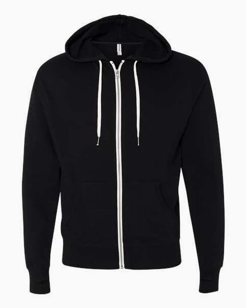Independent Trading Co PRM90HTZ Heathered French Terry Full-Zip Hoodie Unisex