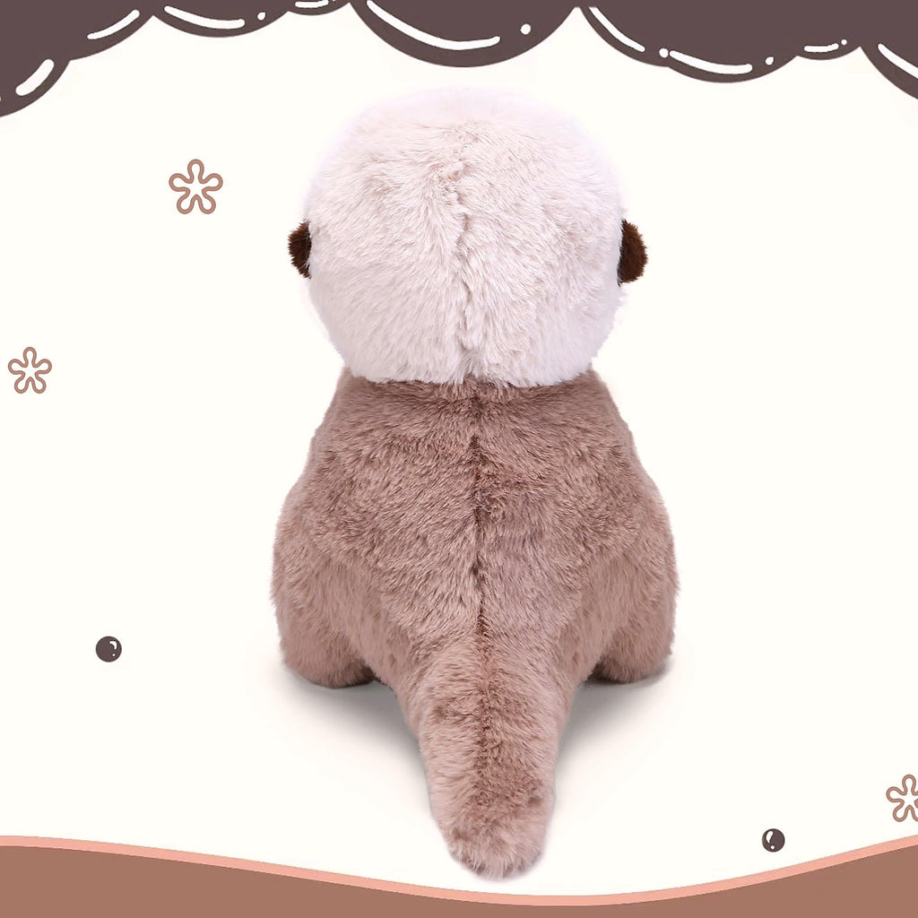 Riuhot Otter Plush Stuffed Animal Toy, 9.8 Inch Soft Cuddle Companion