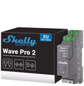 Shelly Wave Pro 2 Z-Wave Smart Relay Switch DIN Rail Mount