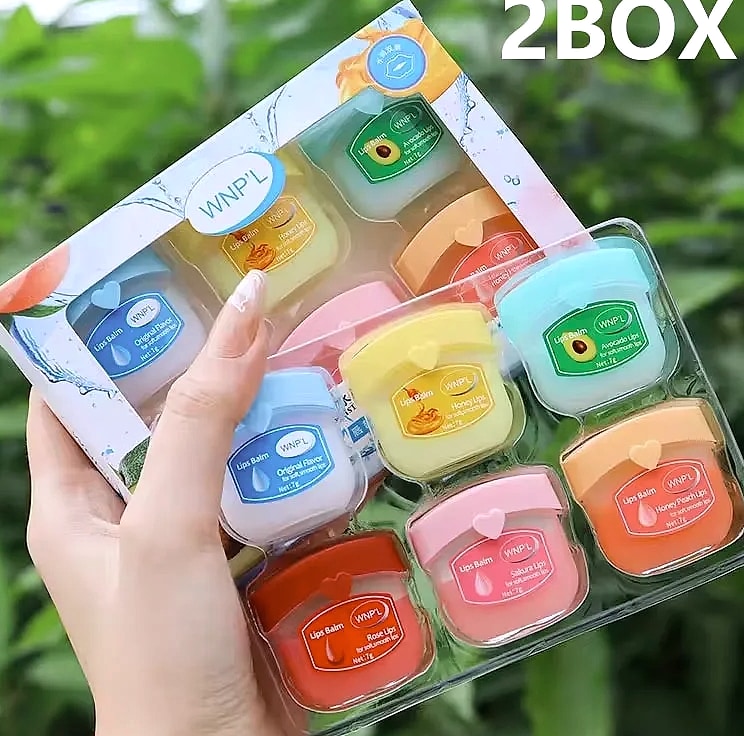 Fruit Series Lip Balm Set, 4/6/8 Pack Moisturizing Lip Care
