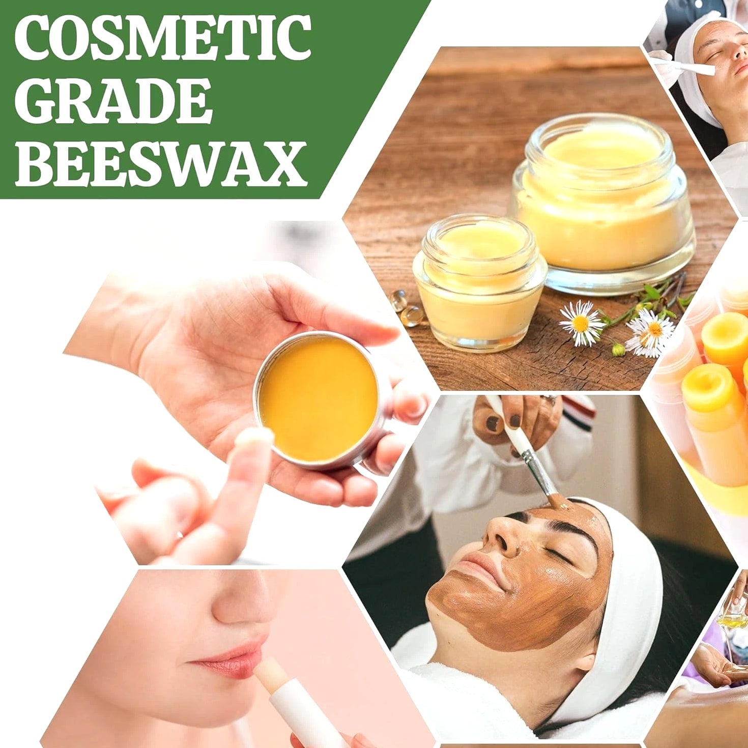 Beeswax Pellets for Candle Making 2 Lbs Yellow Bees Wax in Bulk for Crafting
