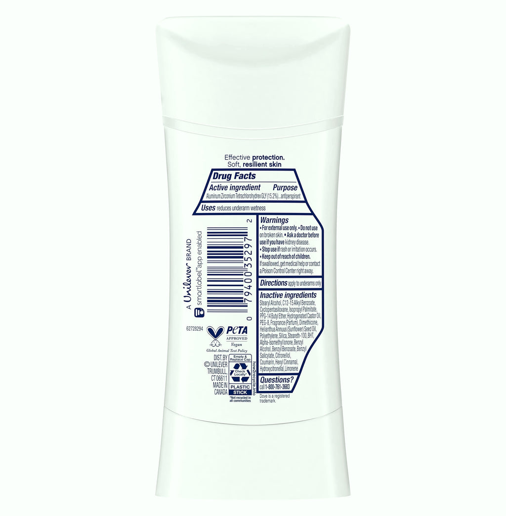 Dove Advanced Care Cool Essentials Antiperspirant Deodorant, 4 Pack