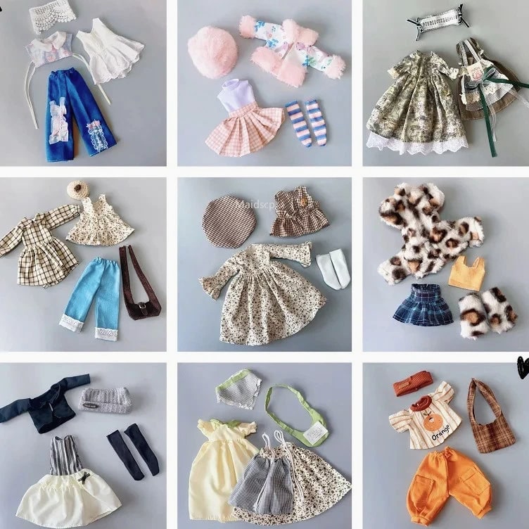 Bjd Doll Clothes Handmade Fashionable and Cute Clothing Suitable for 1/6 30cm