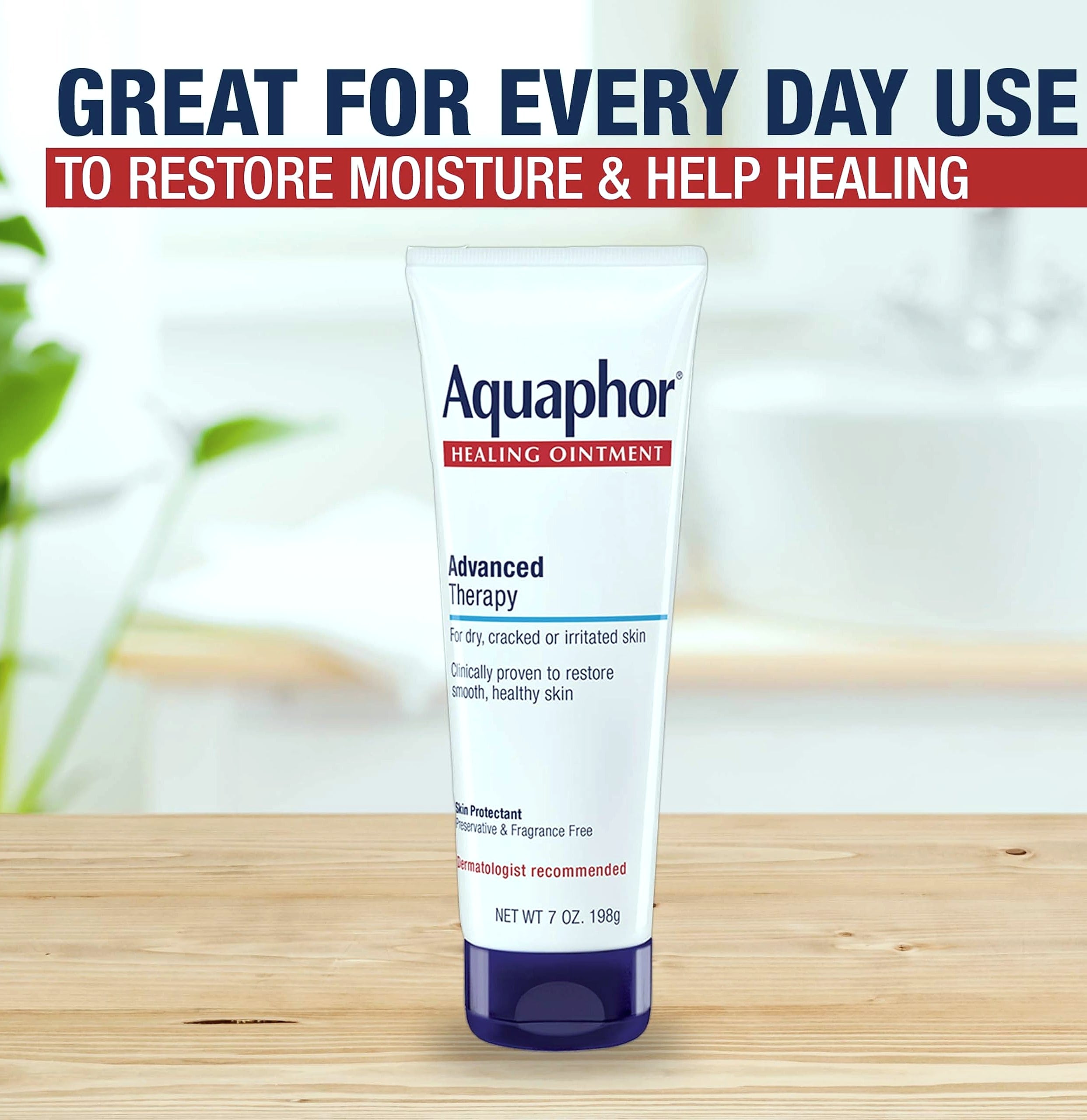 Aquaphor Healing Ointment Advanced Therapy Skin Protectant 7 Oz