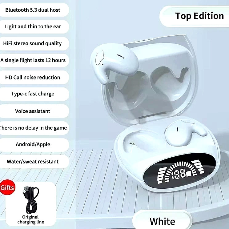 AyeBeau Wireless Bluetooth 5.3 Earbuds Noise Cancelling TWS