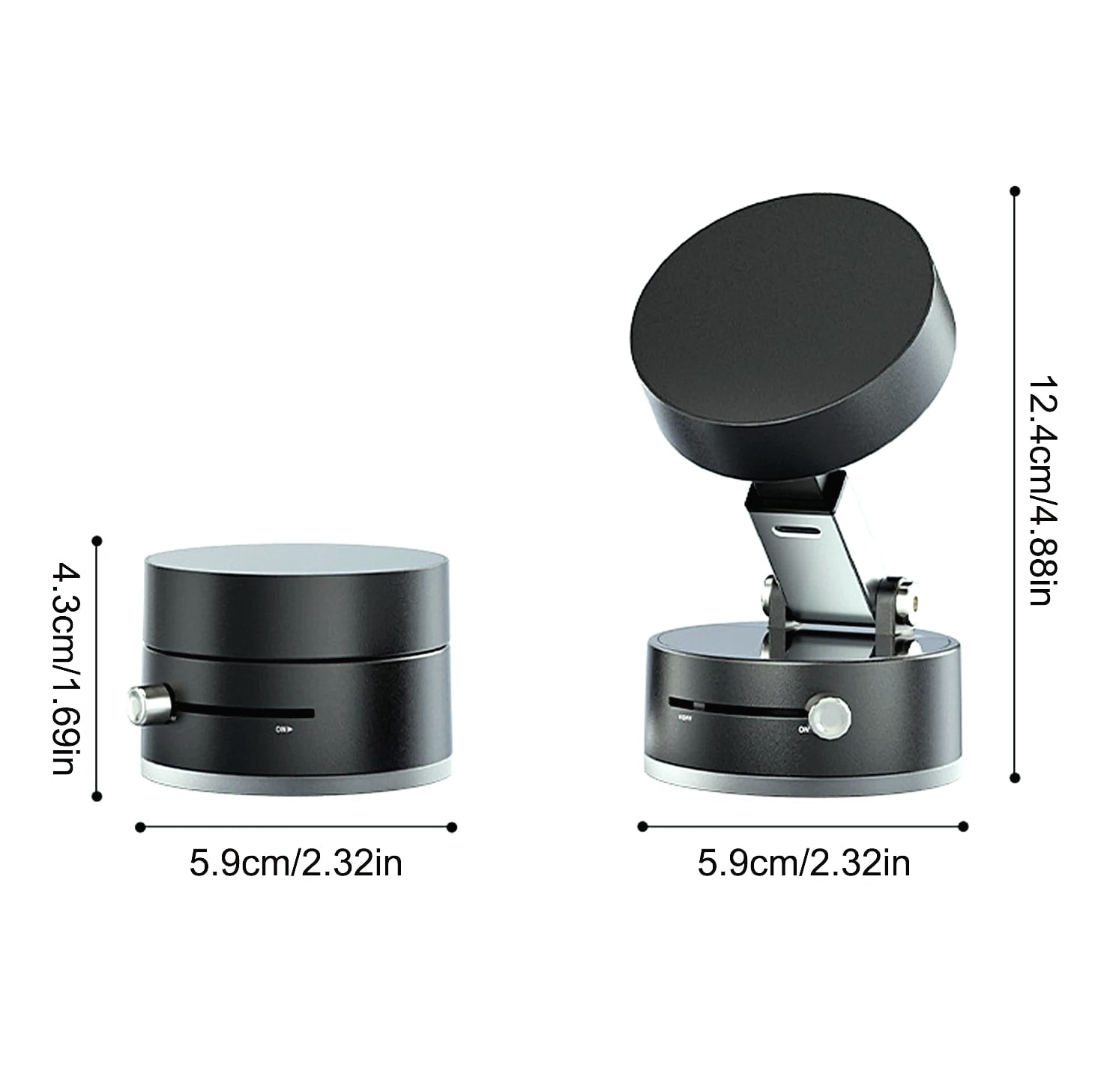 Magnetic Car Phone Holder with Vacuum Suction Cup