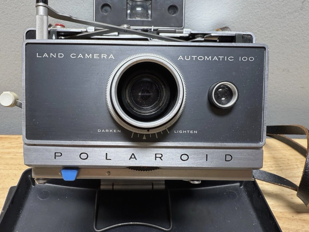 Vintage Polaroid Model Automatic 100 Land Camera w/ Manual UNTESTED