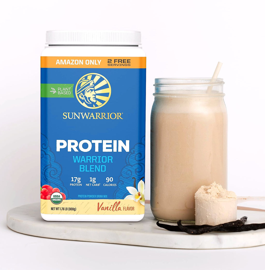Sunwarrior Warrior Blend Vanilla Plant Protein Powder