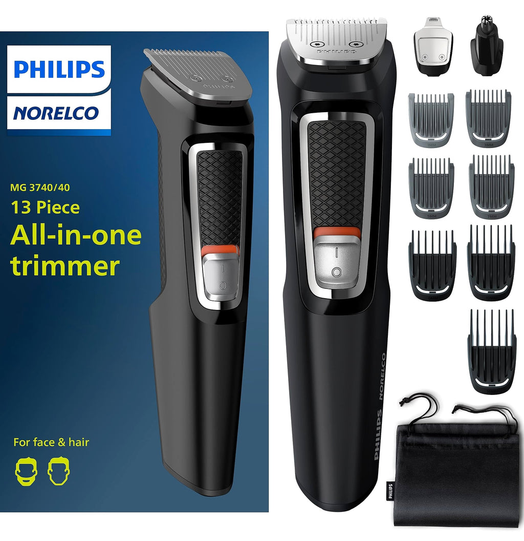 Norelco 3000 Series 13-in-1 Beard and Head Hair Trimmer MG3939/50