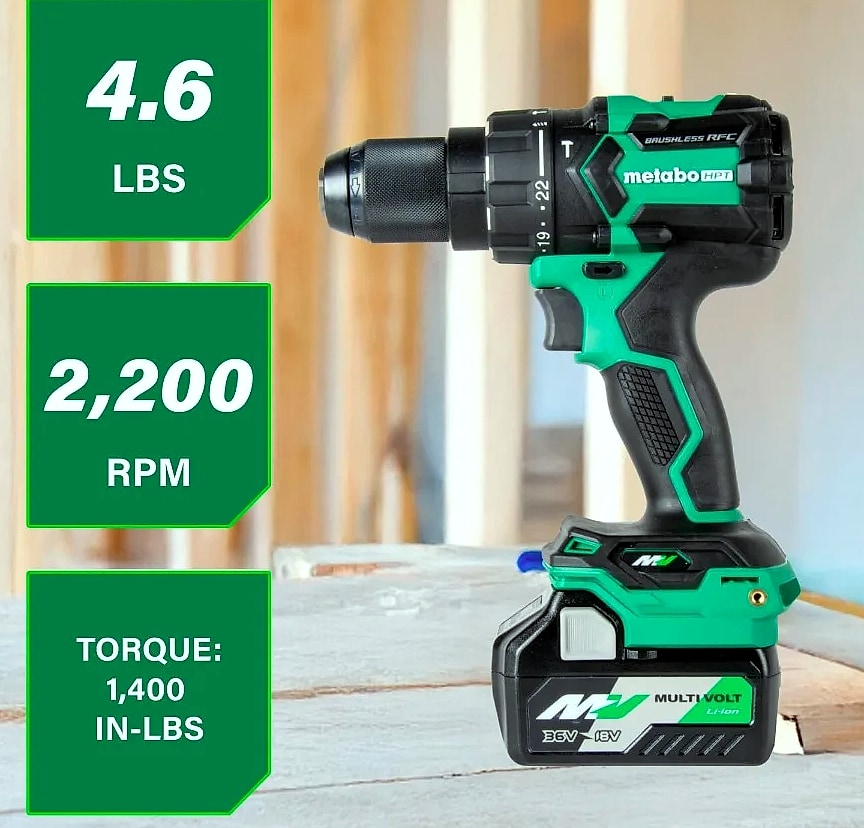 Kankeirr Metabo HPT 36V Brushless Hammer Drill Kit