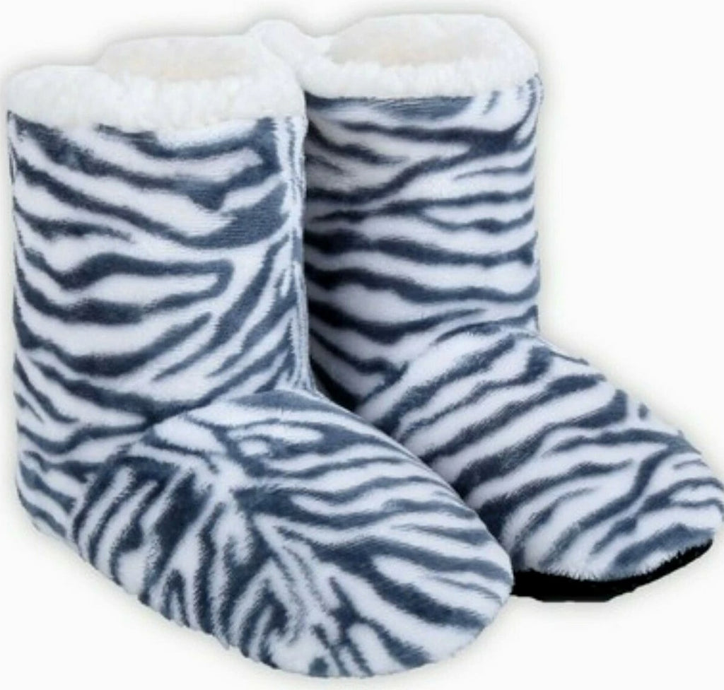 Women's Cozy Non Slip Grip Indoor House Bootie Slippers In Sizes S/M
