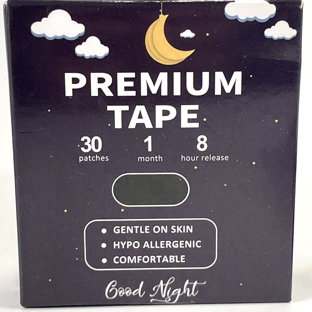 Mouth Tape Patches 120 (30 Per Box) Hypoallergenic Premium Comfortable