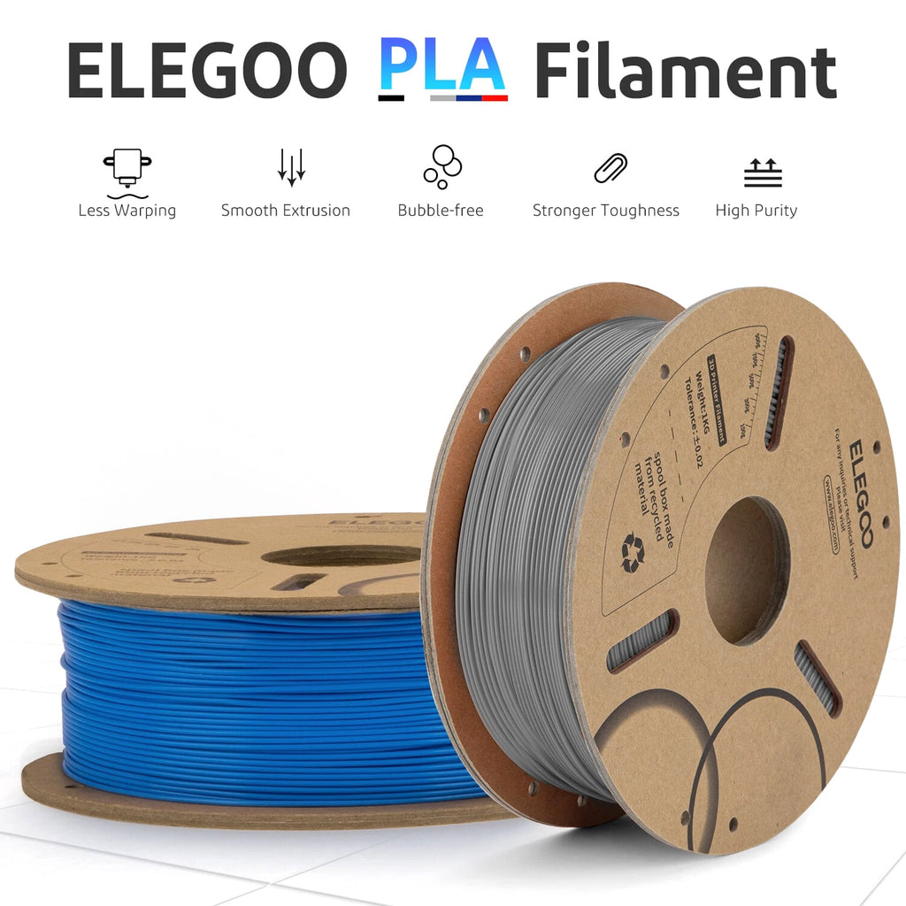 ELEGOO PLA 3D Printer Material Filament Dimensional Accuracy +/- 0.02mm 10 kg