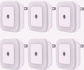 Uigos LED Night Light with Dusk to Dawn Sensor, 6-Pack