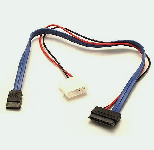 Micro SATA P13PF4P5VD7S-12 13-Pin Slimline Cable 12 Inch