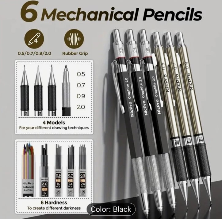 58 Piece Set Art Drawing Supplies NEW Shipping Included