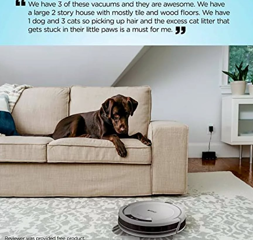 SHXI AV752 Robot Vacuum with Wi-Fi and Alexa