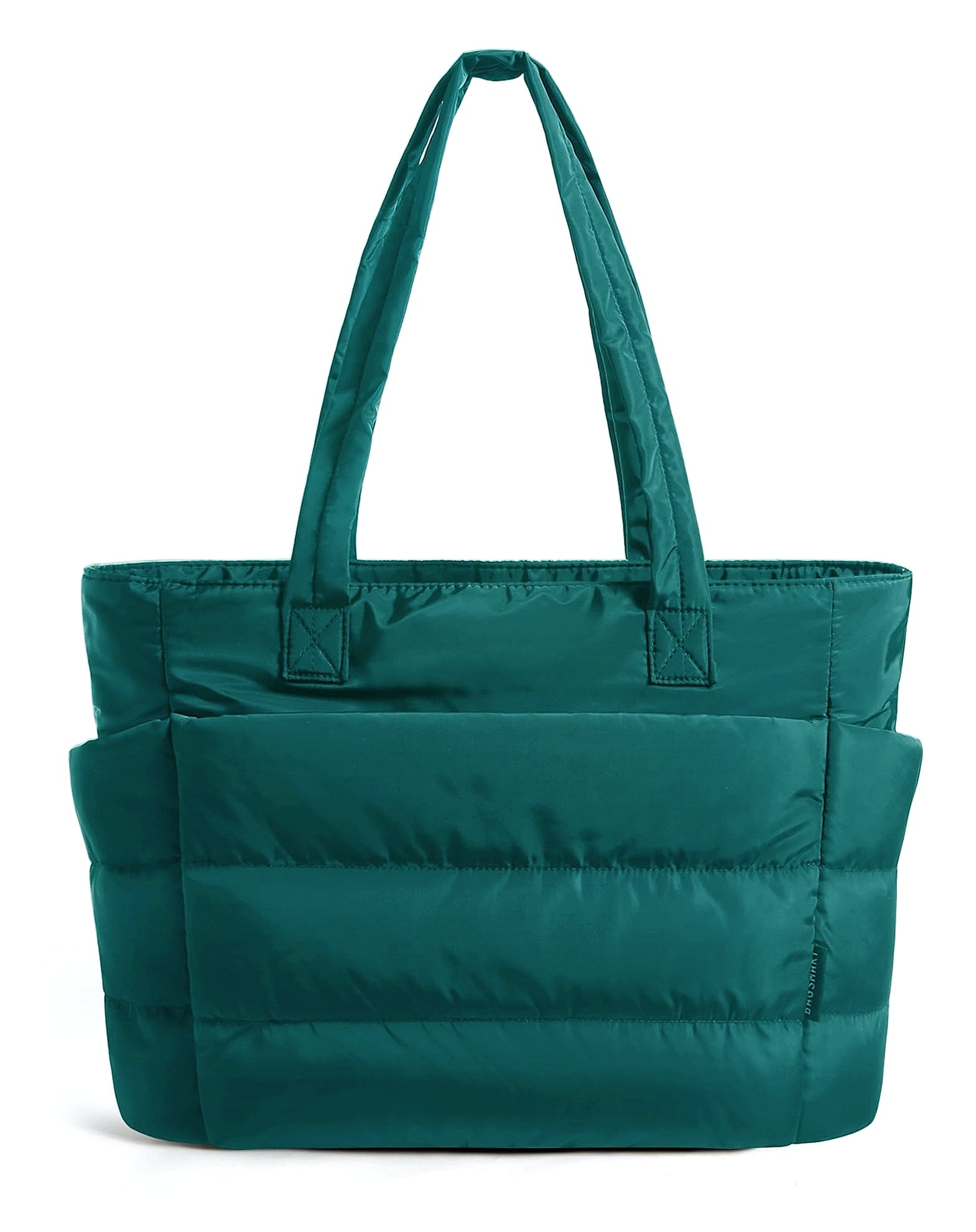BAGSMART Tote Bag for Women, Lightweight Quilted Shoulder Bag