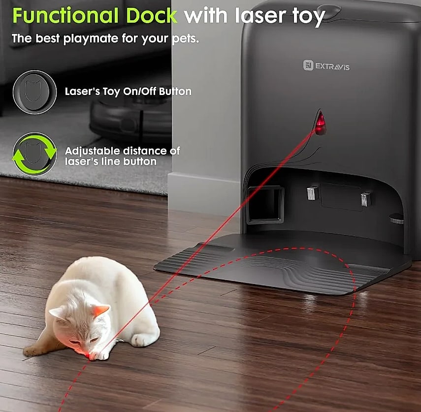 SHXI Robot Vacuum and Mop V5 with Tangle Cutter for Pet Hair