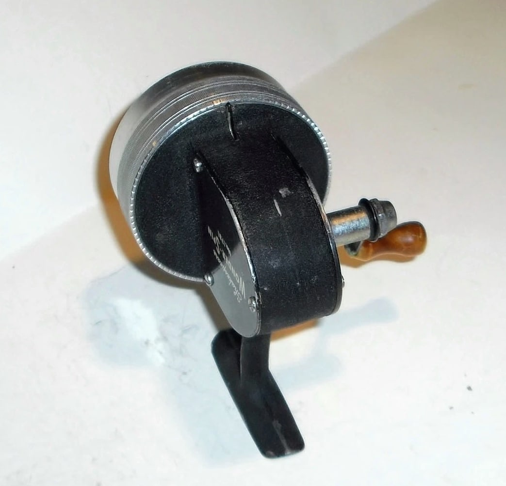 Vintage Shakespeare Wonder-Spin 1781 Model FC Fishing Reel - Rare Black