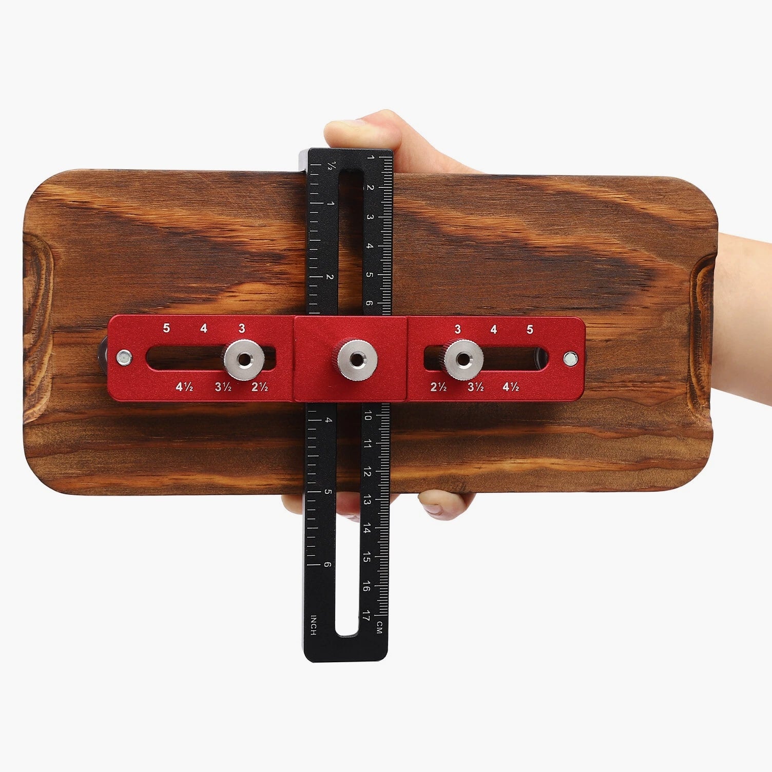 Adjustable Woodworking Drill Guide for Install Cabinet Door Handle Modern New~