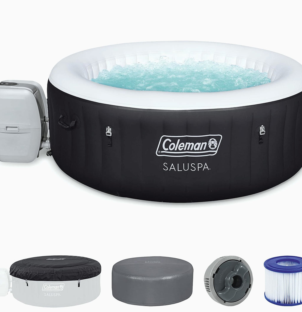 Coleman Miami 2-4 Person Inflatable Hot Tub with 120 AirJets