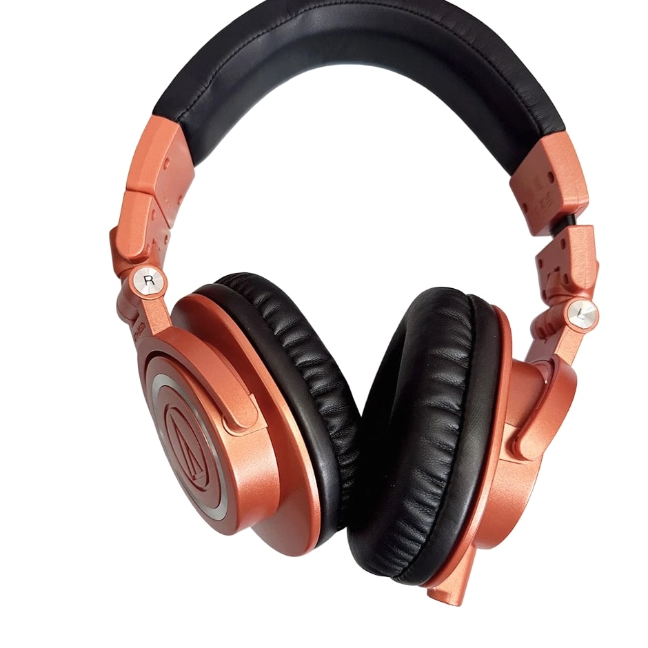NEW Audio-Technica ATH-M50X Professional Over Ear Headphones - Orange