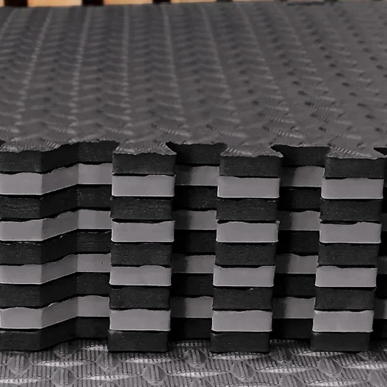 Foam Fitness Mat Tiles 8/16 Piece Non-Slip Floor Protection Pad