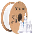 PLA Pro Filament 1.75mm, Cold White PLA Plus Filament, Odorless, Clog-Free 3D Printing