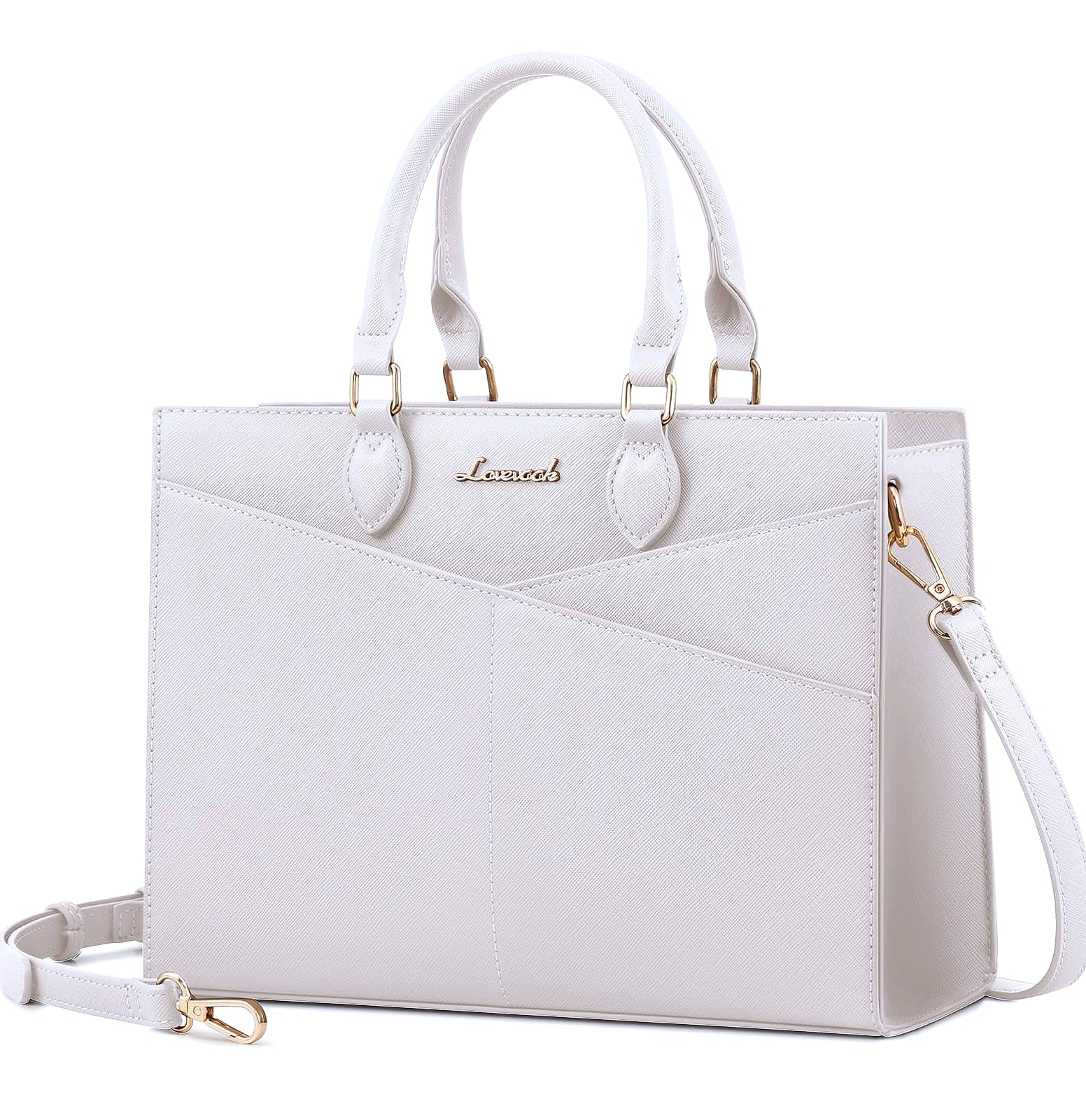 LOVEVOOK Satchel Handbag Leather Crossbody Tote with Top Handle