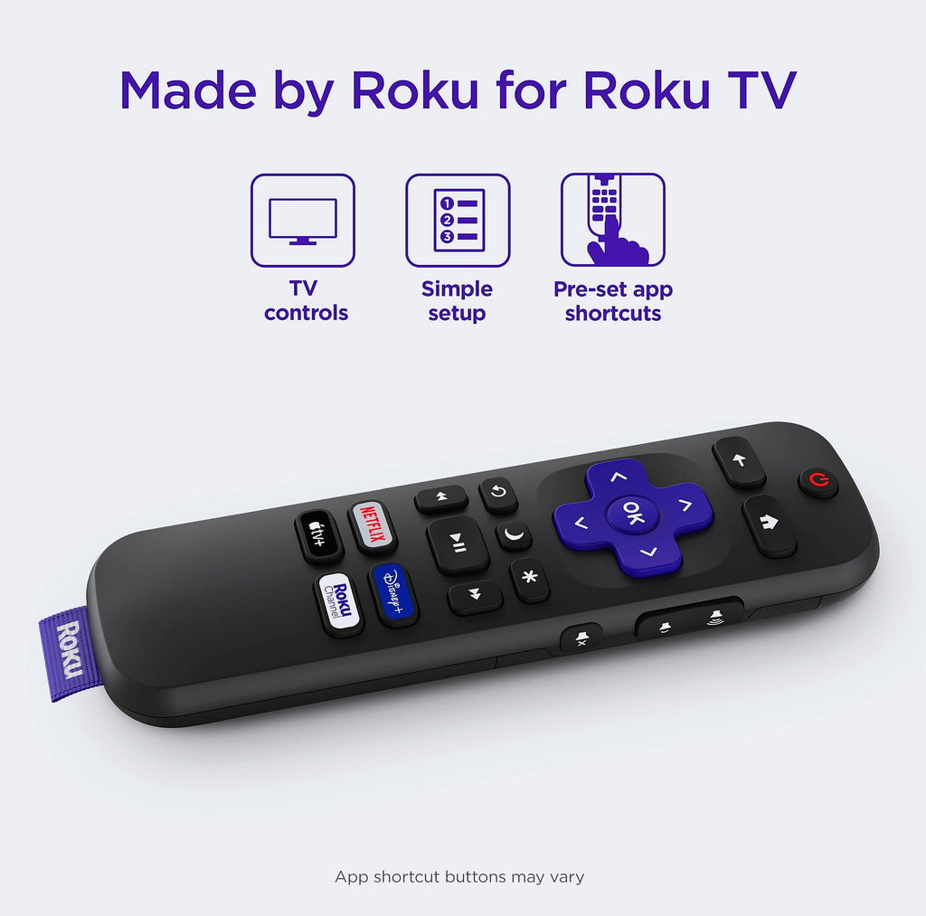Roku TV Remote Control Official Replacement