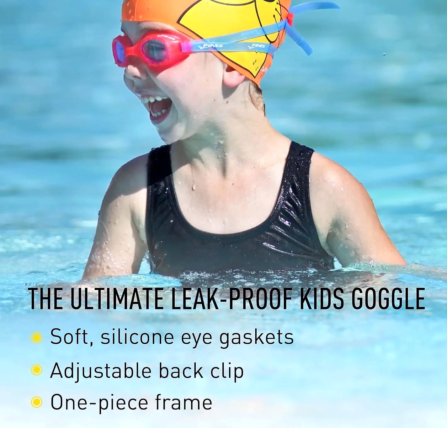 Kids Swim Goggles Ages 3-6, UV Protection & Anti-Fog