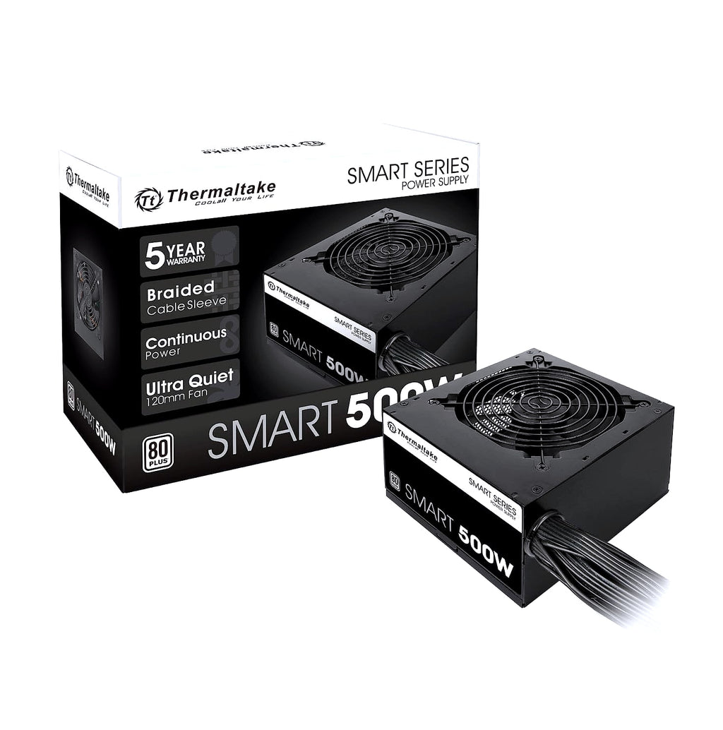 Thermaltake Smart 600W ATX Power Supply 80 Plus Certified