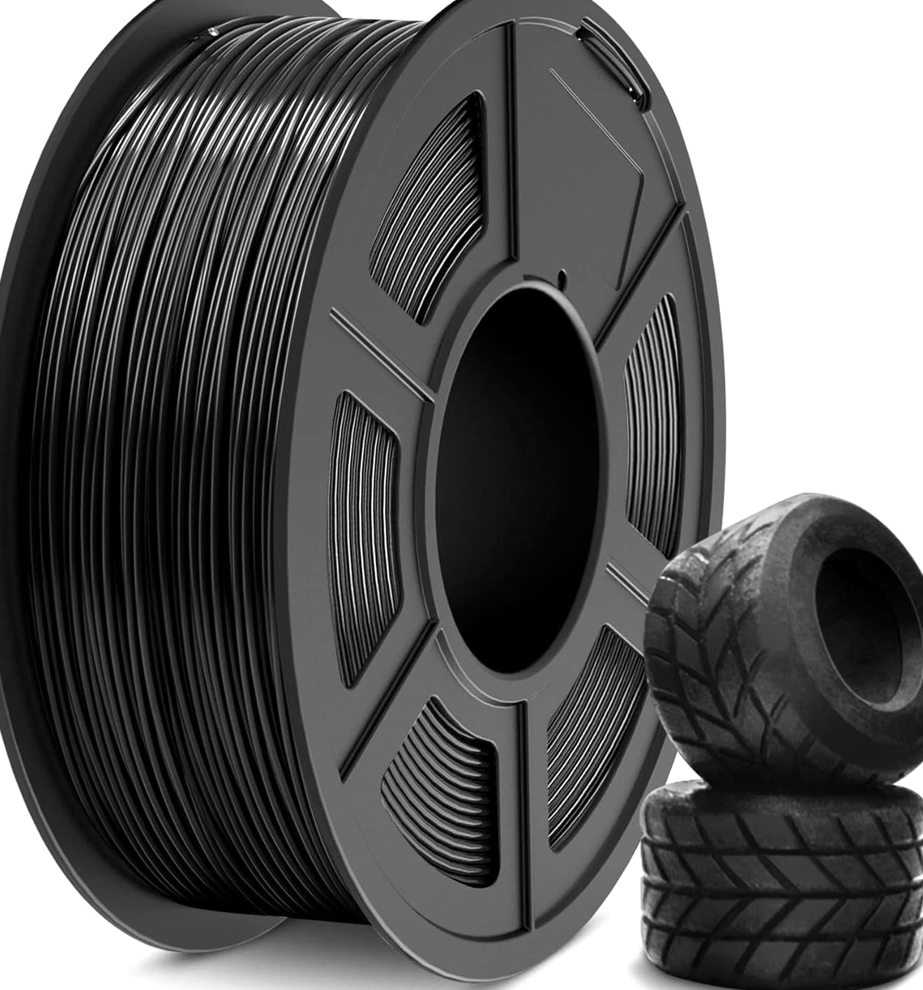 TPU 3D Printer Filament 1.75mm, High Speed 95A TPU Filament, 1KG Flexible 3D Fil