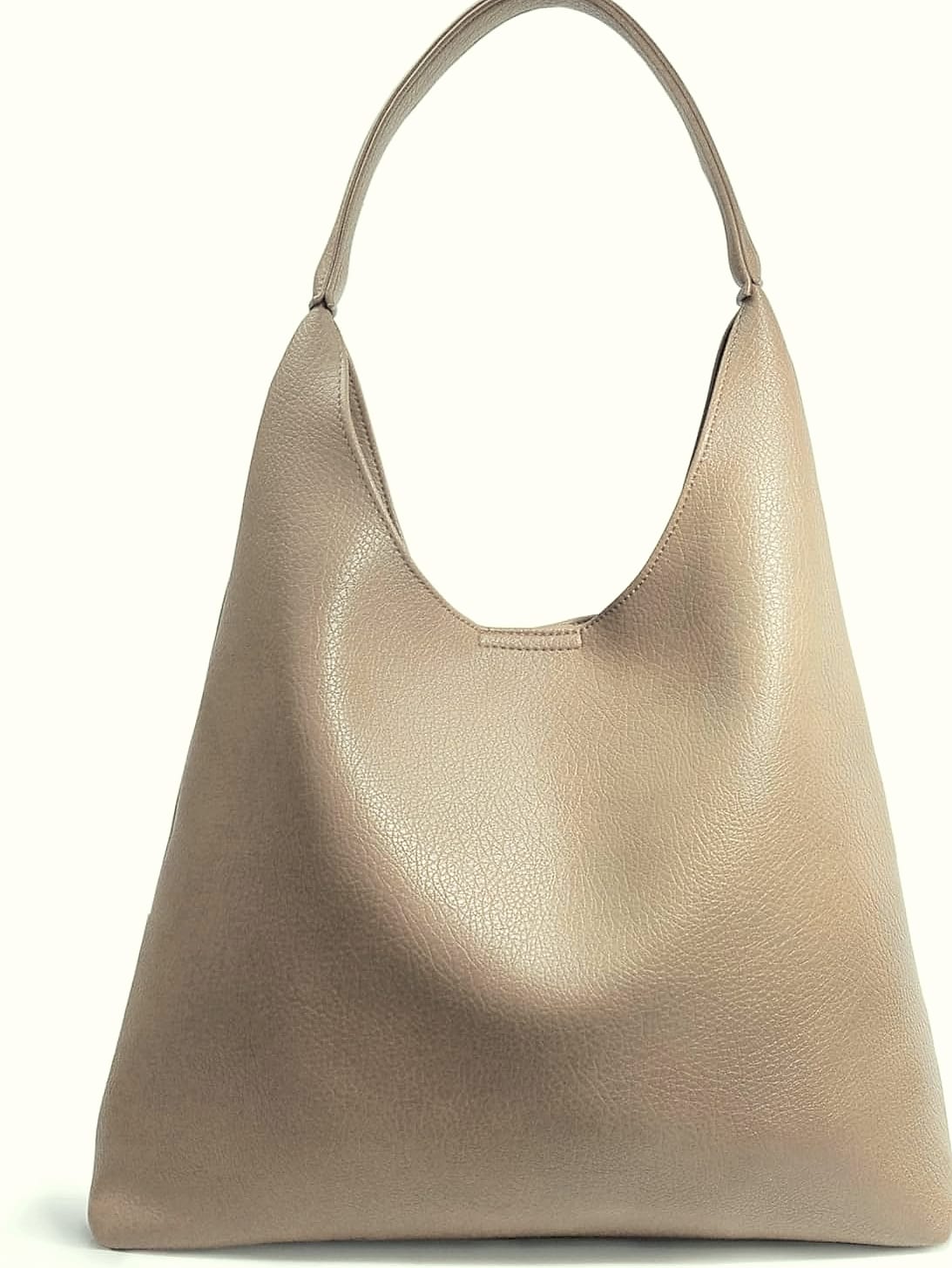 HOXIS Hobo Bag Women Soft Vegan Leather Shoulder Handbag