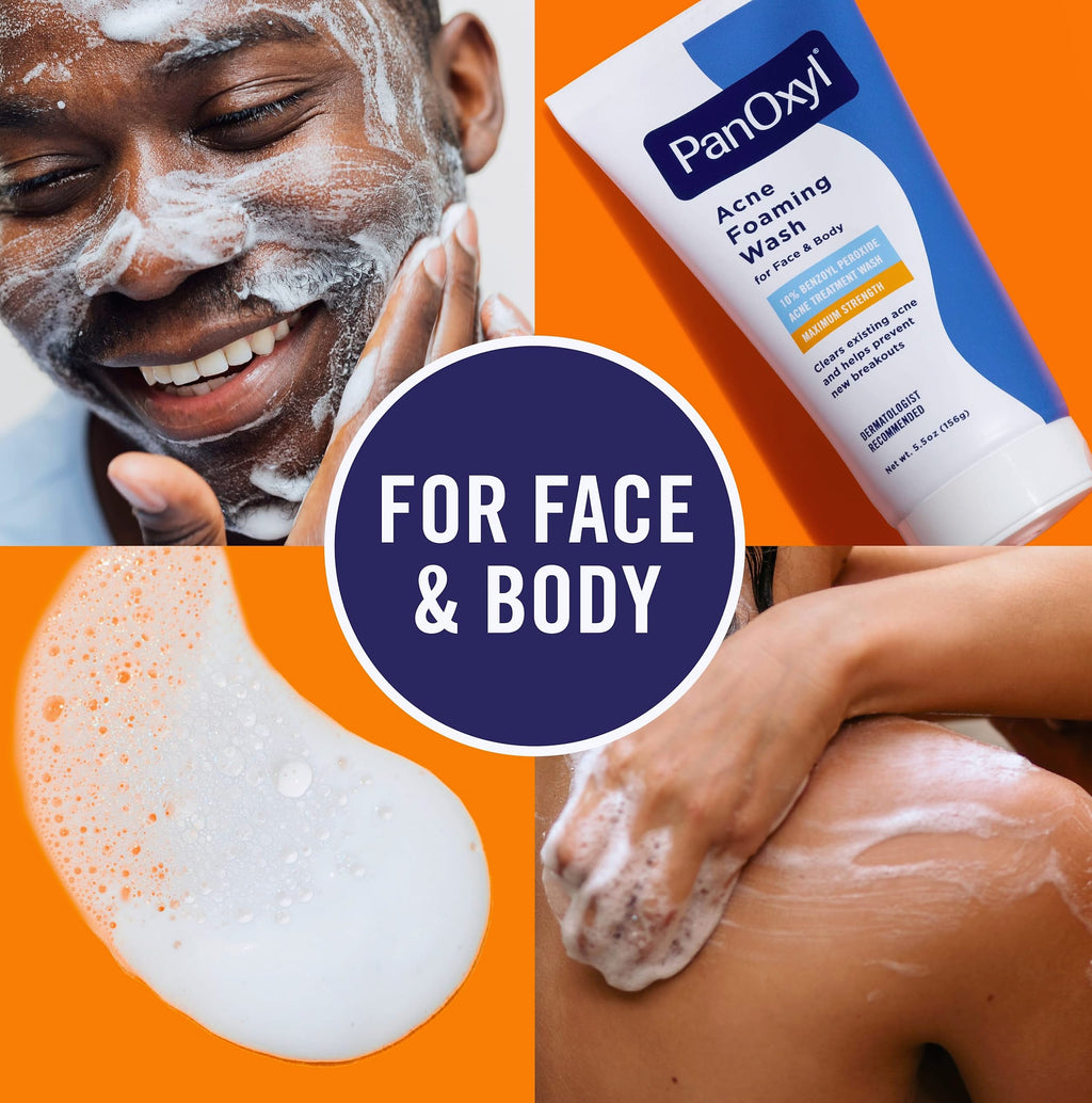 PanOxyl 10% Benzoyl Peroxide Foaming Wash for Acne