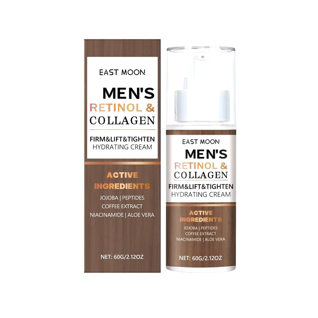 Men's Retinol Collagen Moisturizer - Anti-Aging Face Cream to Reduce Fine Lines