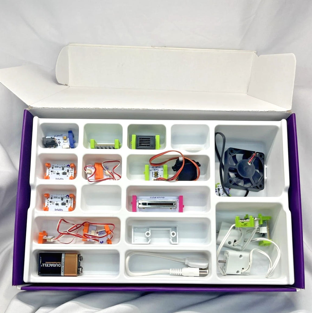 Little Bits Gizmos & Gadgets Kit, STEM - Electronic Bitbot Makers Toy Parts