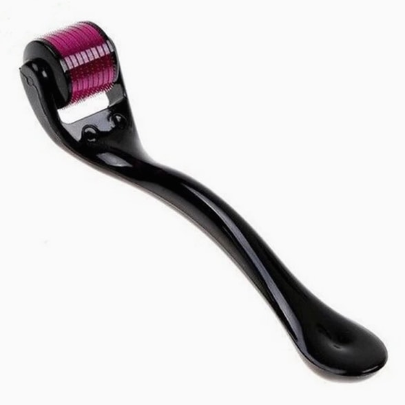 Derma Skin Roller - Titanium 1.0mm for Scars, Wrinkles, Hair Loss, Body, Acne 540Pins