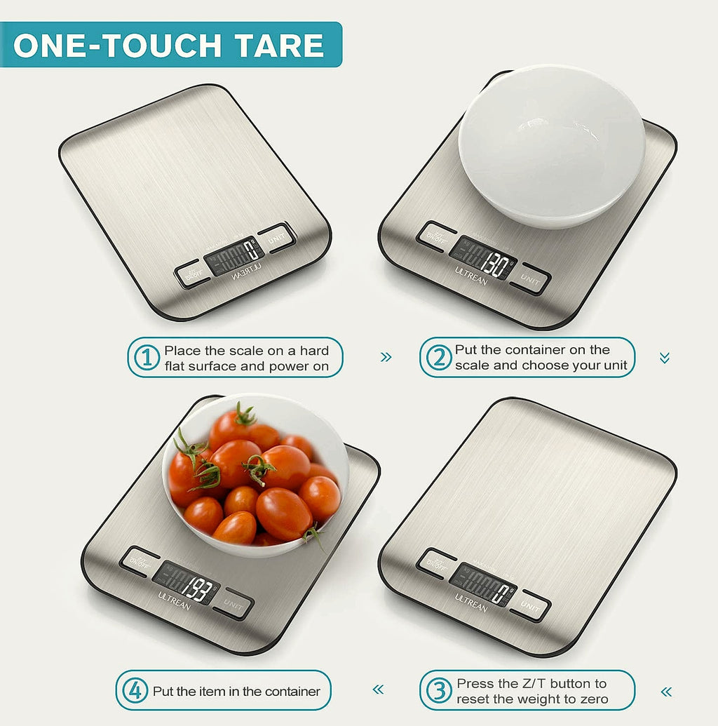 Ultrean Digital Kitchen Scale, 11lb Food Scale with LCD Display